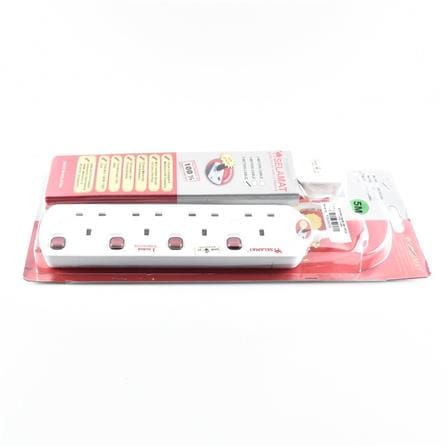 SELAMAT 4 GANG 5 METER EXTENSION WITH NEON&SURGE MA1184-5M