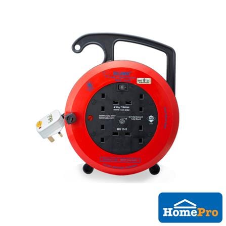 SELAMAT EXTENSION PLUG REEL 4 WAY 2K-244 7M