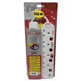 POWER STRIP 4G2M 2M MA1184-2M(USB+SURGE) SELAMAT