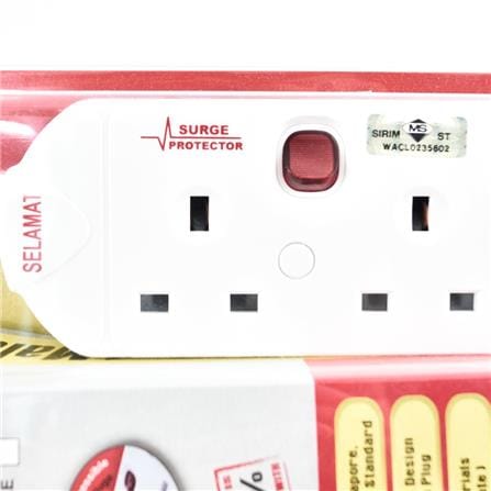 POWER STRIP 3G2M 2M MA1183-2M(SURGE) SELAMAT