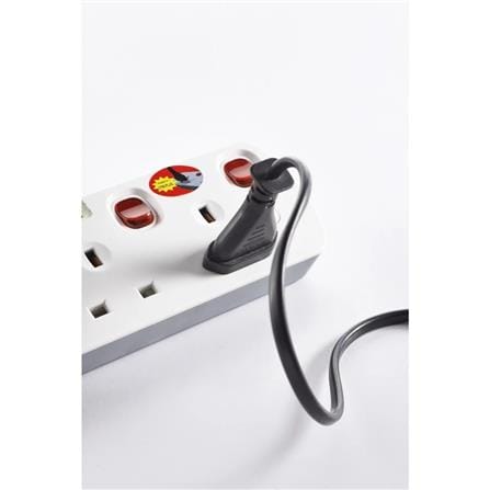 SELAMAT 4 GANG 2 METER EXTENSION WITH NEON&SURGE MA1184-2M