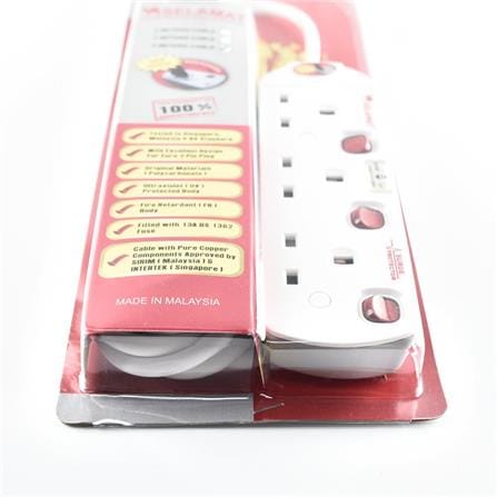 POWER STRIP 3G5M 5M MA1183-5M(SURGE) SELAMAT