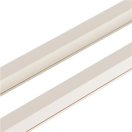 ELECKTA TRAPEZOID SHAPED CABLE RACEWAY 25X15MMX1M WHITE
