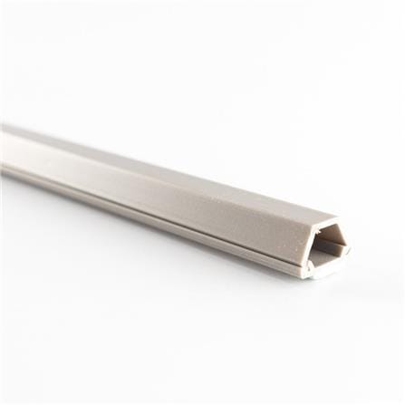 ELECKTA TRAPEZOID SHAPED ELECTRIC WIRING DUCT 18MM X 1M 2S GRAY