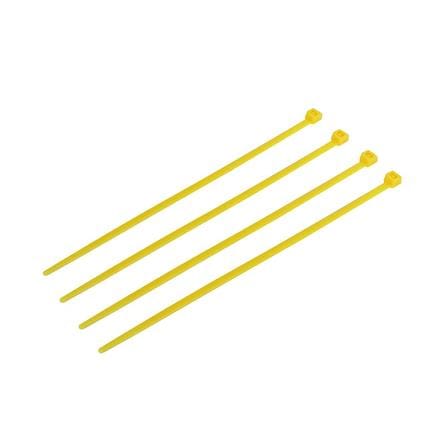 ELECKTA CABLE TIES 6 Inch 3.6 Millimeter YELLOW (100 LINE)