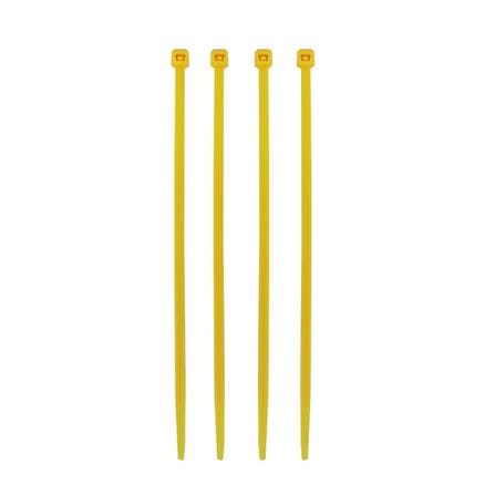 ELECKTA CABLE TIES 6 Inch 3.6 Millimeter YELLOW (100 LINE)