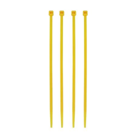 ELECKTA CABLE TIES 8 Inch 3.6 Millimeter YELLOW (100 LINE)