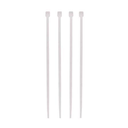 ELECKTA CABLE TIES 10 Inch 4.8 Millimeter WHITE (20 LINE)