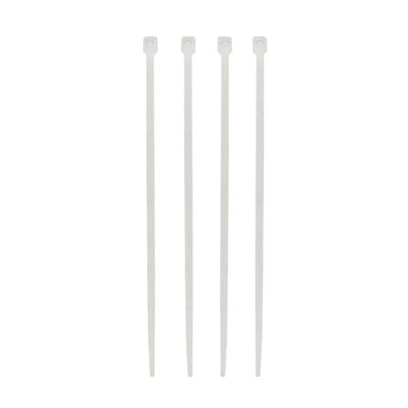 ELECKTA CABLE TIES 6 Inch 3.6 Millimeter WHITE (100 LINE)