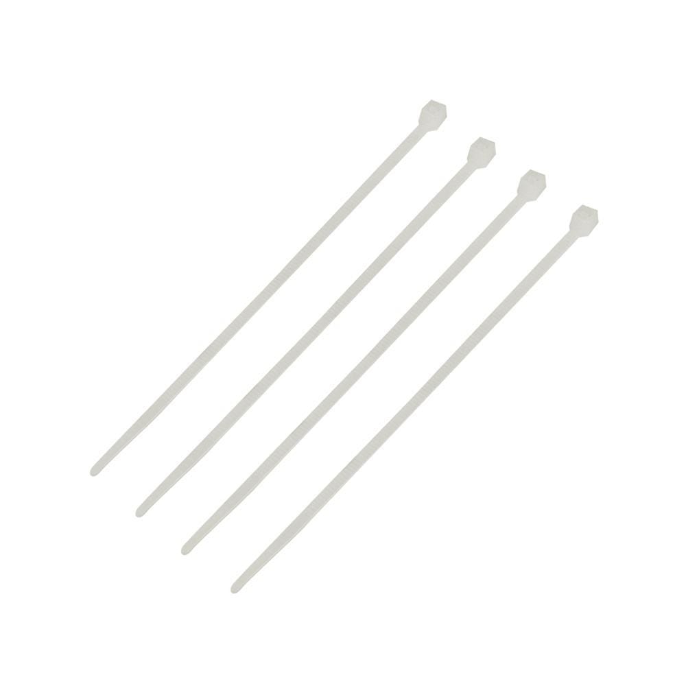 CABLE TIES ELEKTRA 8 Inch 3.6 Millimeter WHITE (100 LINE)