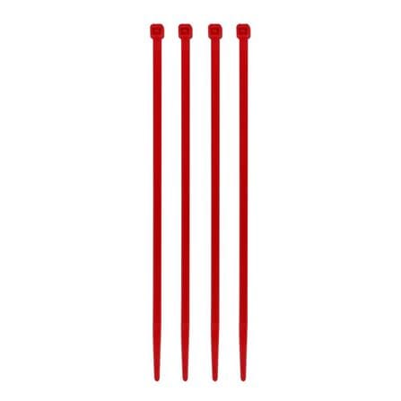 ELECKTA CABLE TIES 6 Inch 3.6 Millimeter RED (100 LINE)