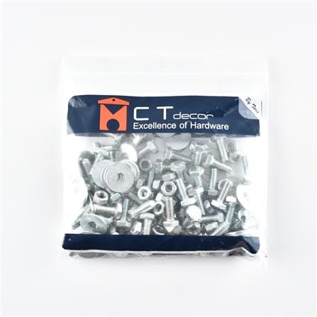 HEX BOLT SET BY TORA 1/4"X5/8"