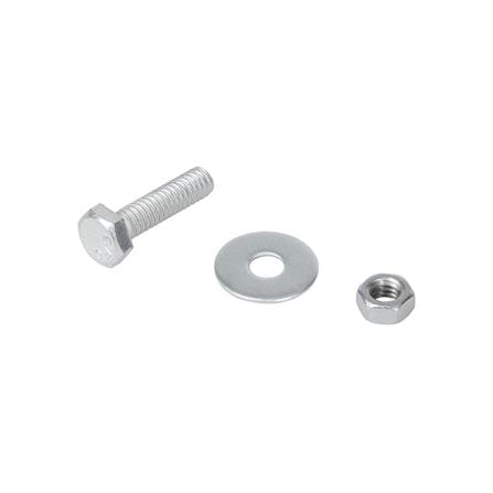 HEX BOLT SET BY TORA 1/4"X1"
