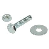 HEX BOLT SET BY TORA 1/4"X1-1/4"
