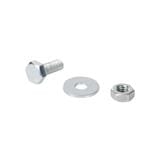 HEX BOLT SET BY TORA 3/8"X1"