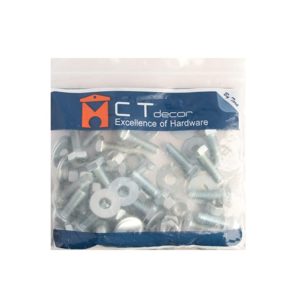 HEX BOLT SET BY TORA 5/16"X1"