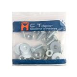 HEX BOLT SET BY TORA 3/8"X3"