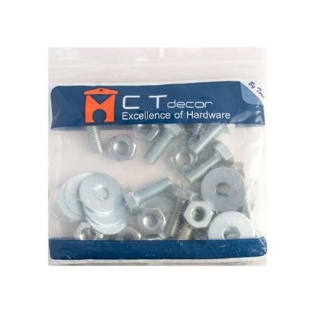 HEX BOLT SET BY TORA 3/8"X3"