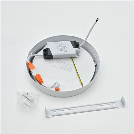 FSL LED SLIM SURFACE DOWNLIGHT ACRYLIC 6INCH 18WATT DAYLIGHT ROUND WHITE