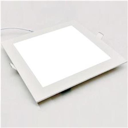 FSL DOWNLIGHT PANEL LED 4" 12W WARM WHITE 3000K WHITE SQUARE