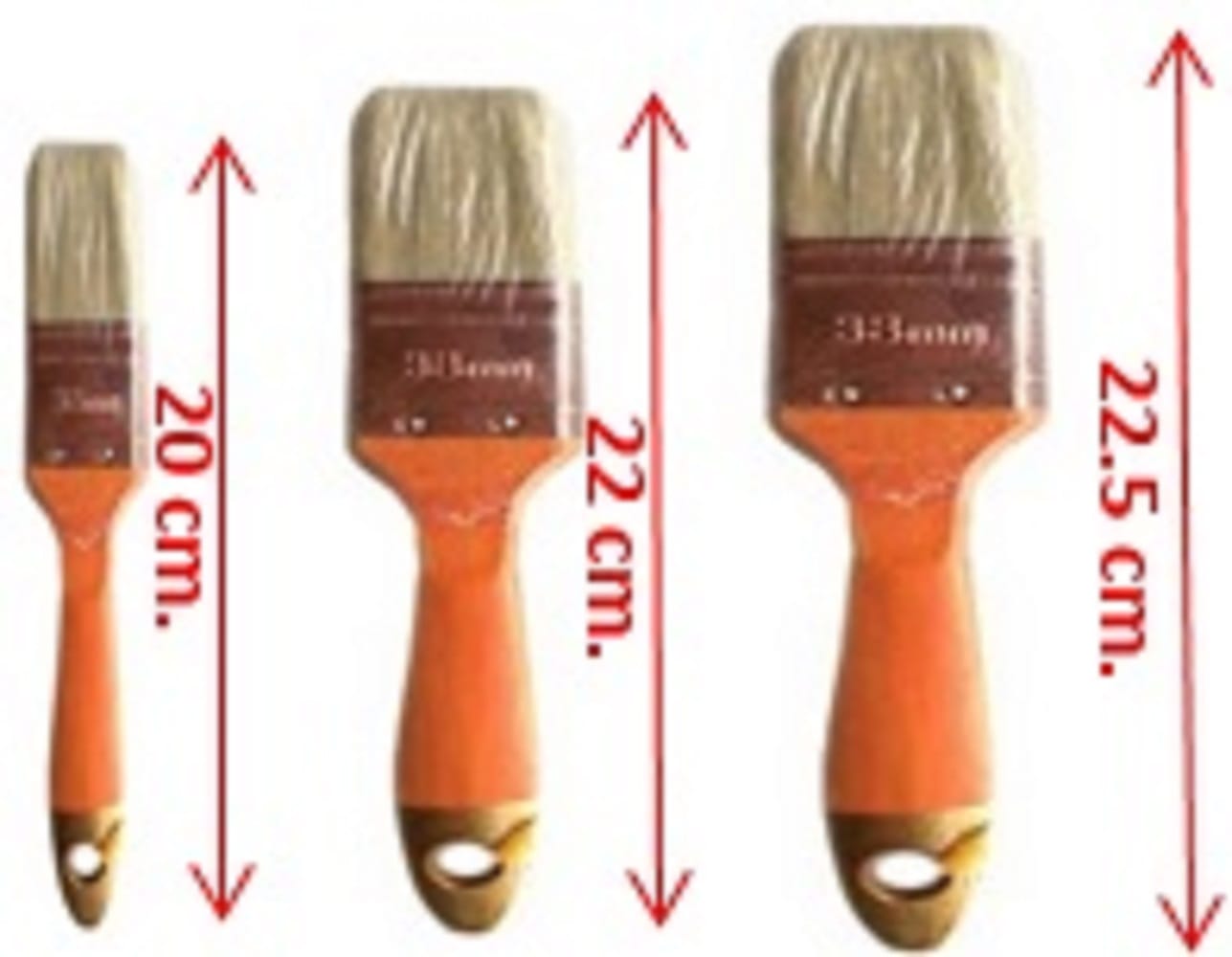 PAINT BRUSH SET FITT #BL3PK 1", 2", 3"