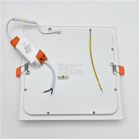 FSL DOWNLIGHT PANEL LED 8" 24W WARM WHITE SQUARE WHITE