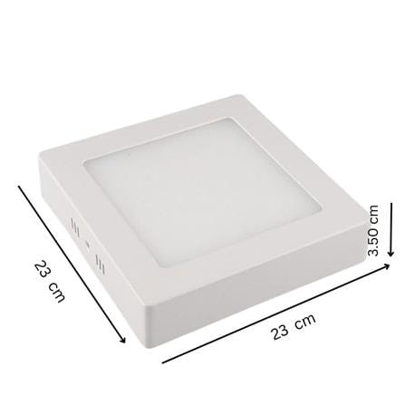 FSL LED SURFACE DOWNLIGHT MOUNTED PANEL LIGHT 8INCH 24WATT DAYLIGHT SQUARE WHITE