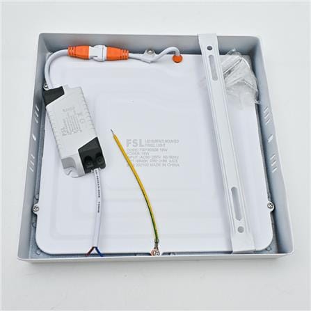 FSL LED SURFACE DOWNLIGHT MOUNTED PANEL LIGHT 8INCH 24WATT DAYLIGHT SQUARE WHITE