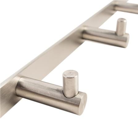 TOWEL RACK WITH 5-HOOK MOYA LJ-2501 STAINLESS