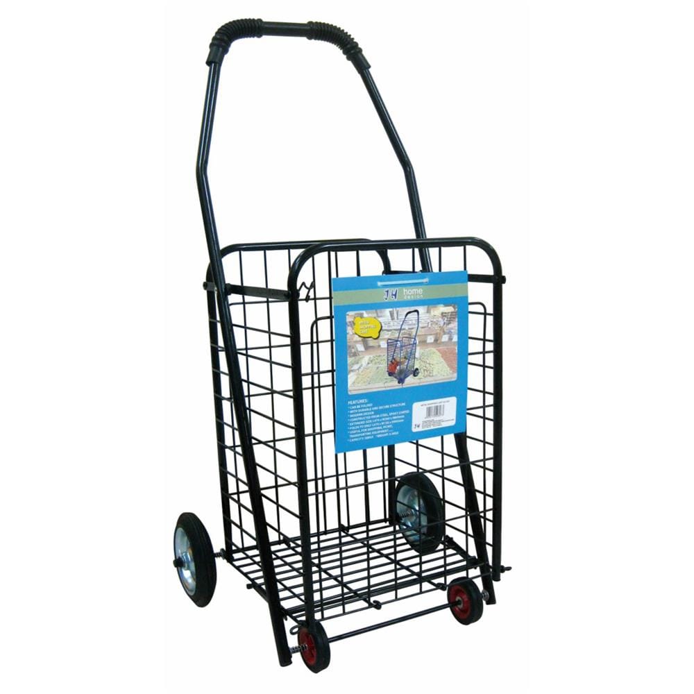 JUN HONG METAL WHEEL SHOPPING CART W45XD35.5XH86 CM
