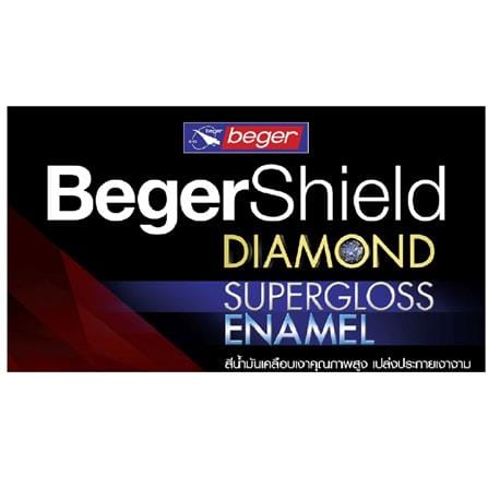 BEGER SHIELD DIAMOND SUPERGLOSS 3.785L BASE A ENAMEL PAINT