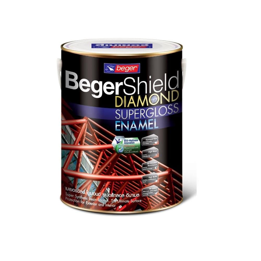 BEGER SHIELD DIAMOND SUPERGLOSS 0.946L BASE D ENAMEL PAINT