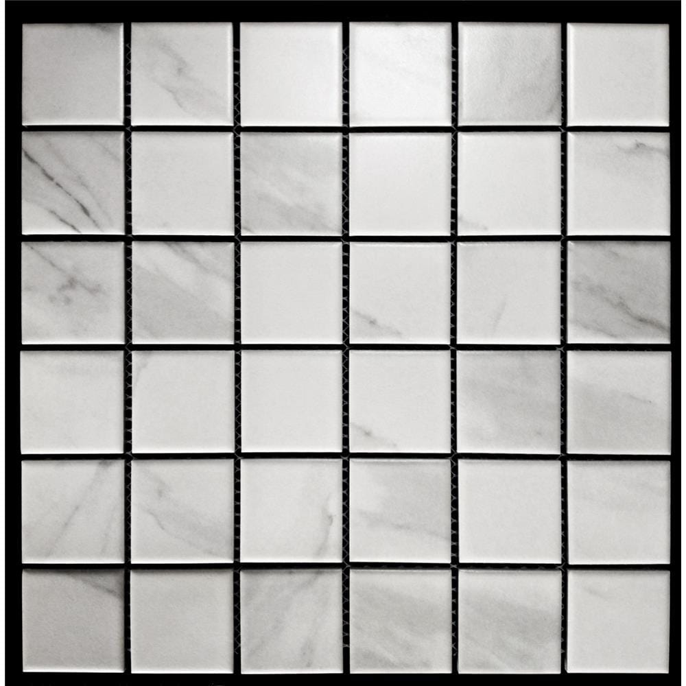 GNG MOSAIC 30.6X30.6 SOHO CARRARA WHITE
