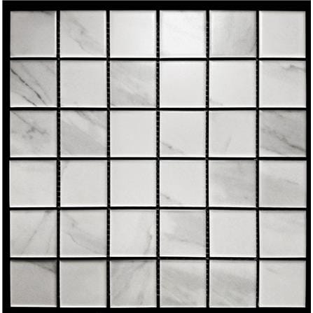 GNG MOSAIC 30.6X30.6 SOHO CARRARA WHITE