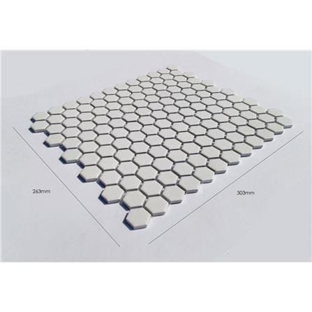 GNG MOSAIC RETRO WHITE 30.2X26.3CM CZG202Y