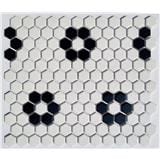 MOSAIC RETRO BLACK & WHITE CZG053Y 30.2X26.3CM