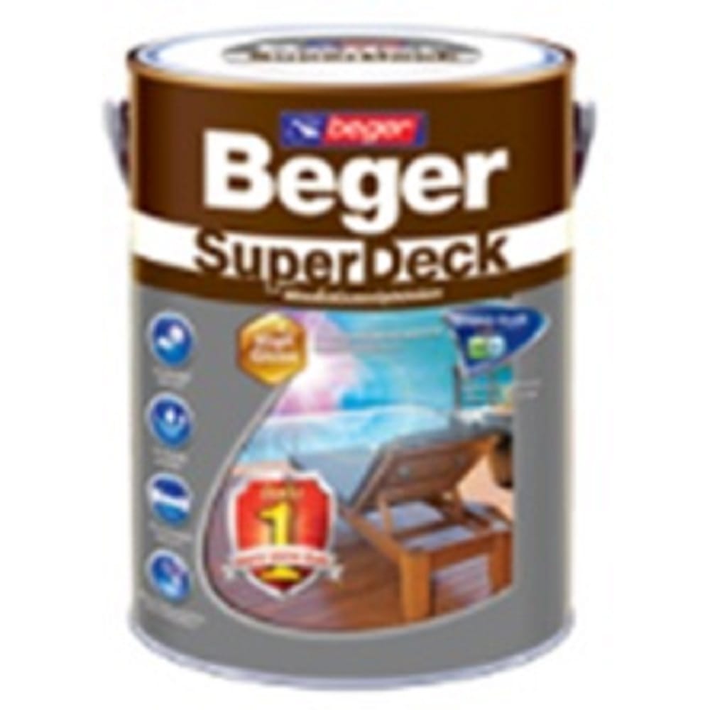 BEGER SUPER DECK STAIN 1/4G(0.964L) WALNUT M-8810