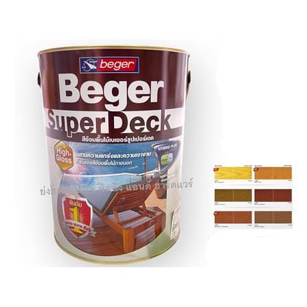 BEGER SUPER DECK STAIN 1/4G(0.964L) WALNUT M-8810