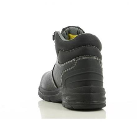 SAFETY JOGGER  LEATHER #8 BLACK  BROGAN