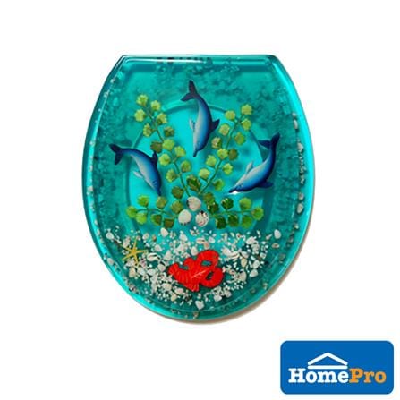 HOMEPRO MOYA TOILET SEAT COVER SOFT CLOSING PL-A009