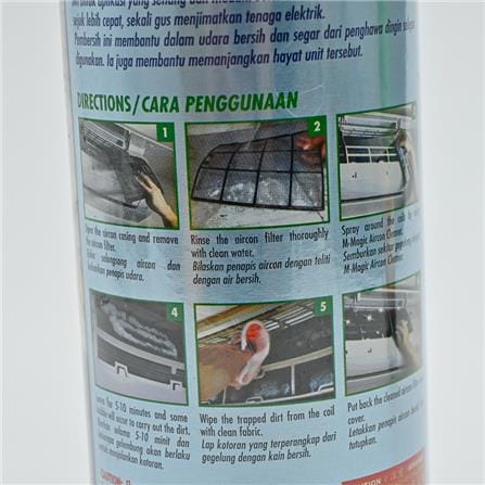 M-MAGIC  2-IN-1 AIR CONDITIONING CLEANER SPRAY 500ML