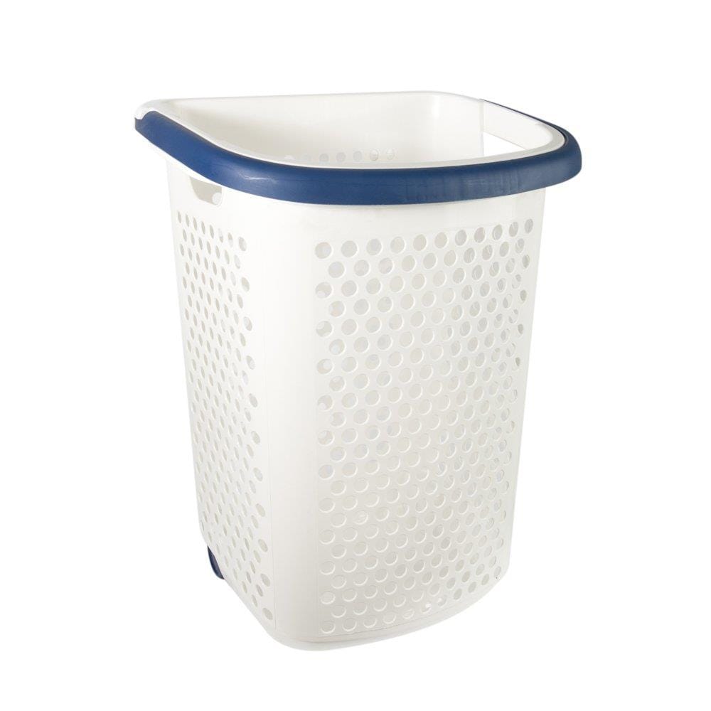 CLOTH BASKET WITH WHEEL BK137-4 DARKBLUE
