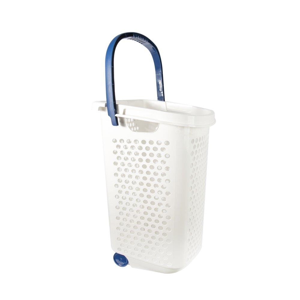 CLOTH BASKET WITH WHEEL BK137-4 DARKBLUE