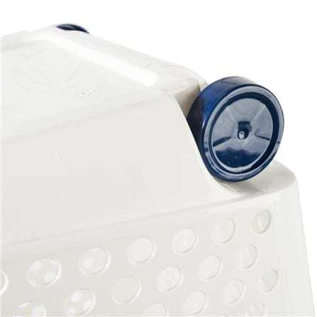 CLOTH BASKET WITH WHEEL BK137-4 DARKBLUE