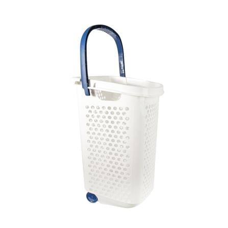 CLOTH BASKET WITH WHEEL BK137-4 DARKBLUE