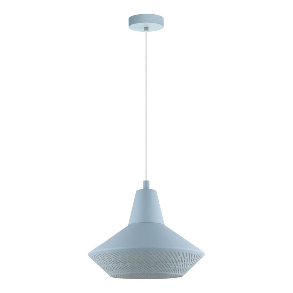 EGLO CHANDELIER 49073 PIONDRO-P STEEL LIGHT BLUE