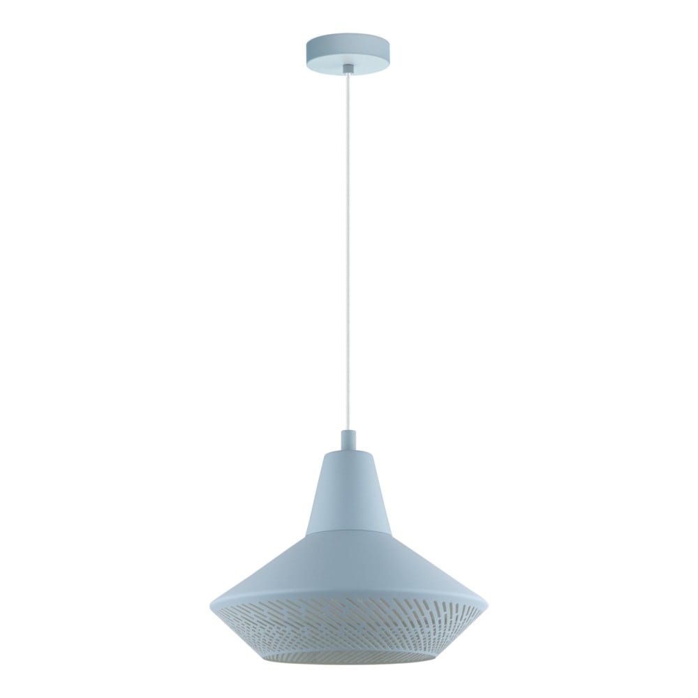 EGLO CHANDELIER 49073 PIONDRO-P STEEL LIGHT BLUE