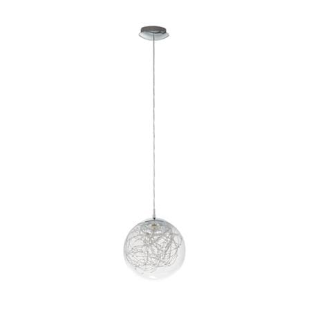 CHANDELIER 49891 VALENCA EGLO STEEL CHROME