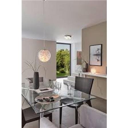 CHANDELIER 49891 VALENCA EGLO STEEL CHROME