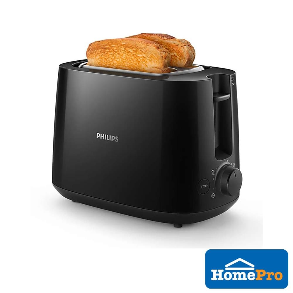PHILIPS TOASTER HD2581/91 2 SLICE BLACK
